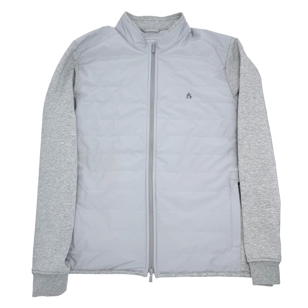 Holderness & Bourne Men's Zip Jacket Evans Insulated Sz L $275 Gray HB2040